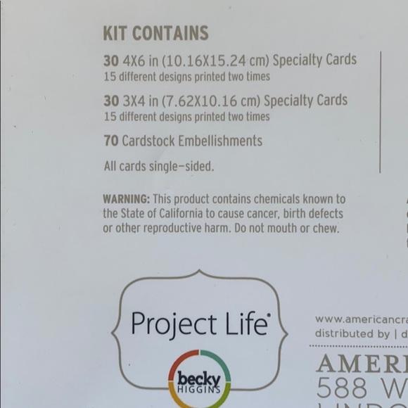 Project Life Scrapbook Kit - Picture 4 of 6